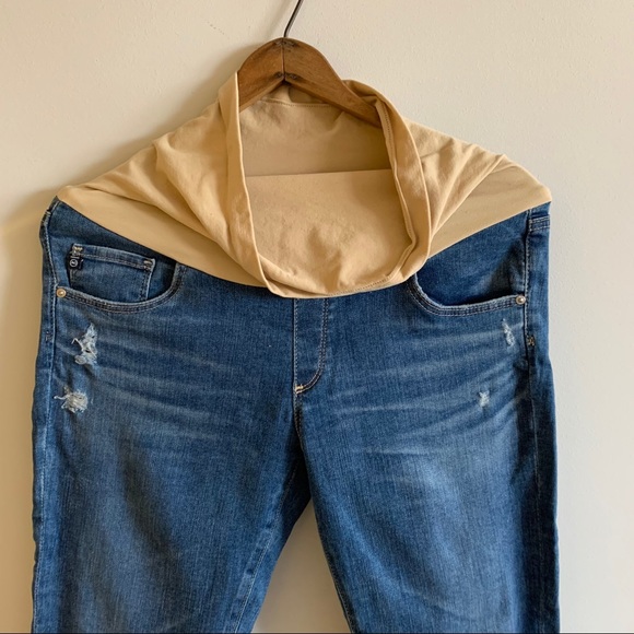 AG Distressed Maternity Jeans - Picture 11 of 13
